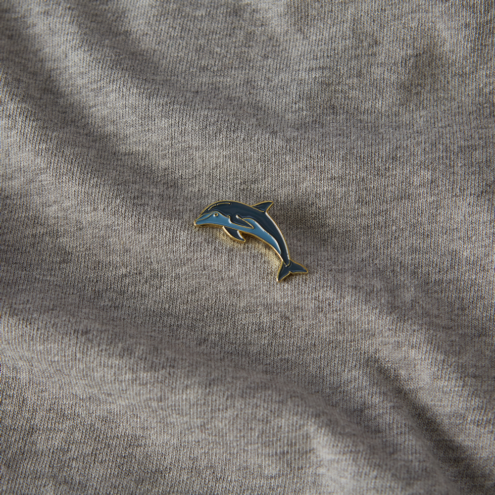 Brooches - Pin Dolphin - PINPINPIN.IT