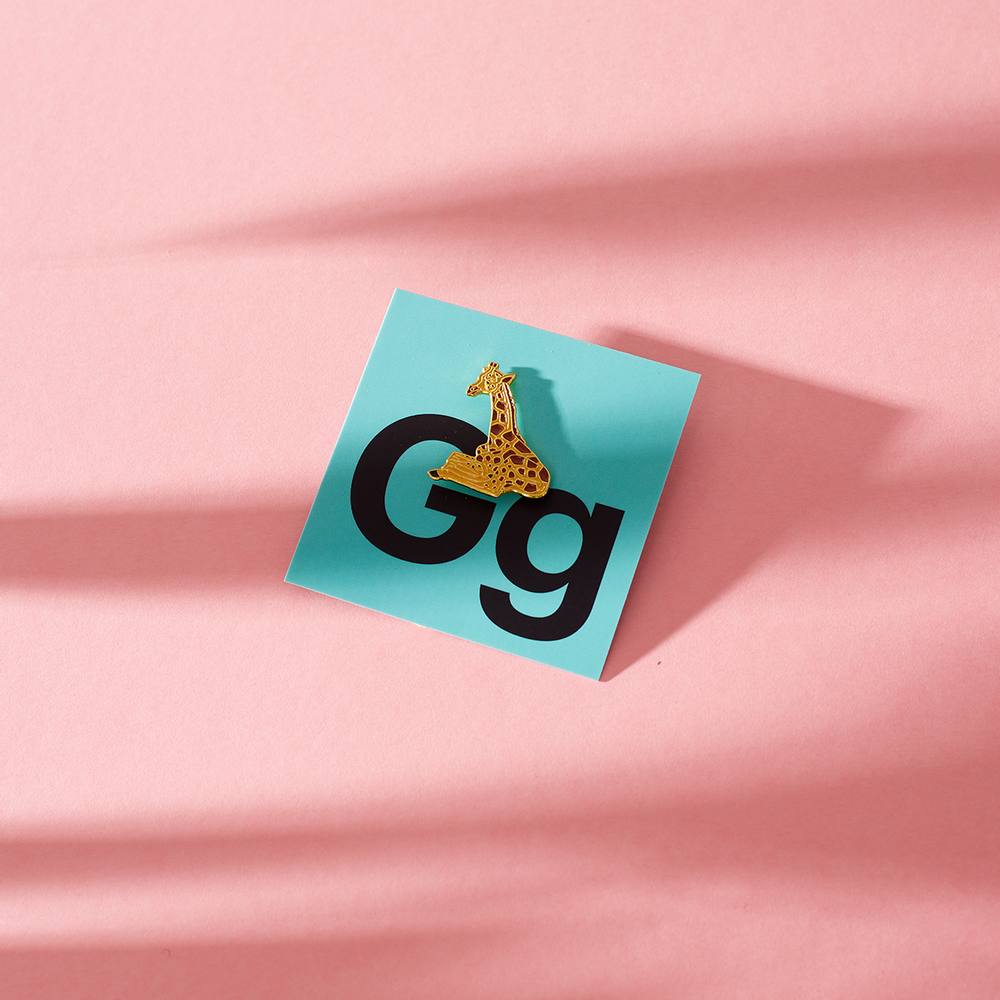 Brooches - Pin Giraffe - PINPINPIN.IT