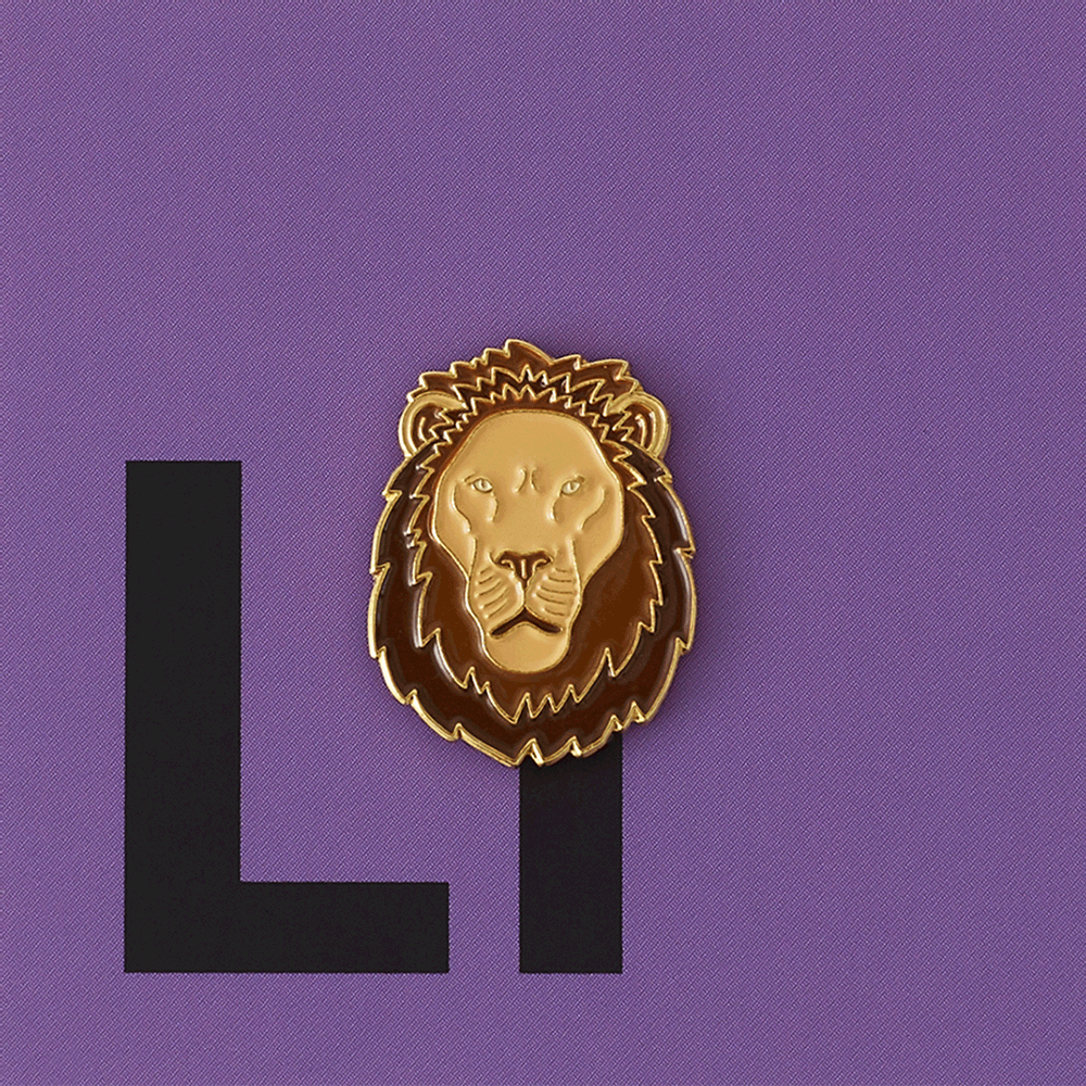 Brooches - Pin Lion - PINPINPIN.IT