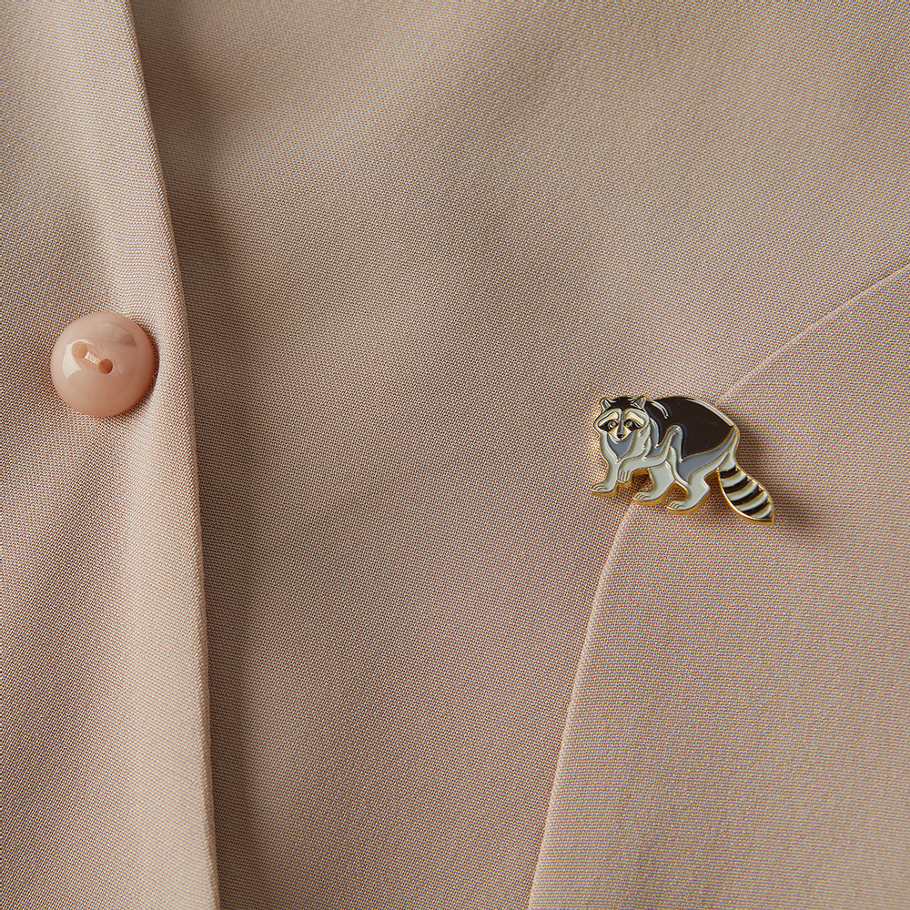 Brooches - Pin Racoon - PINPINPIN.IT