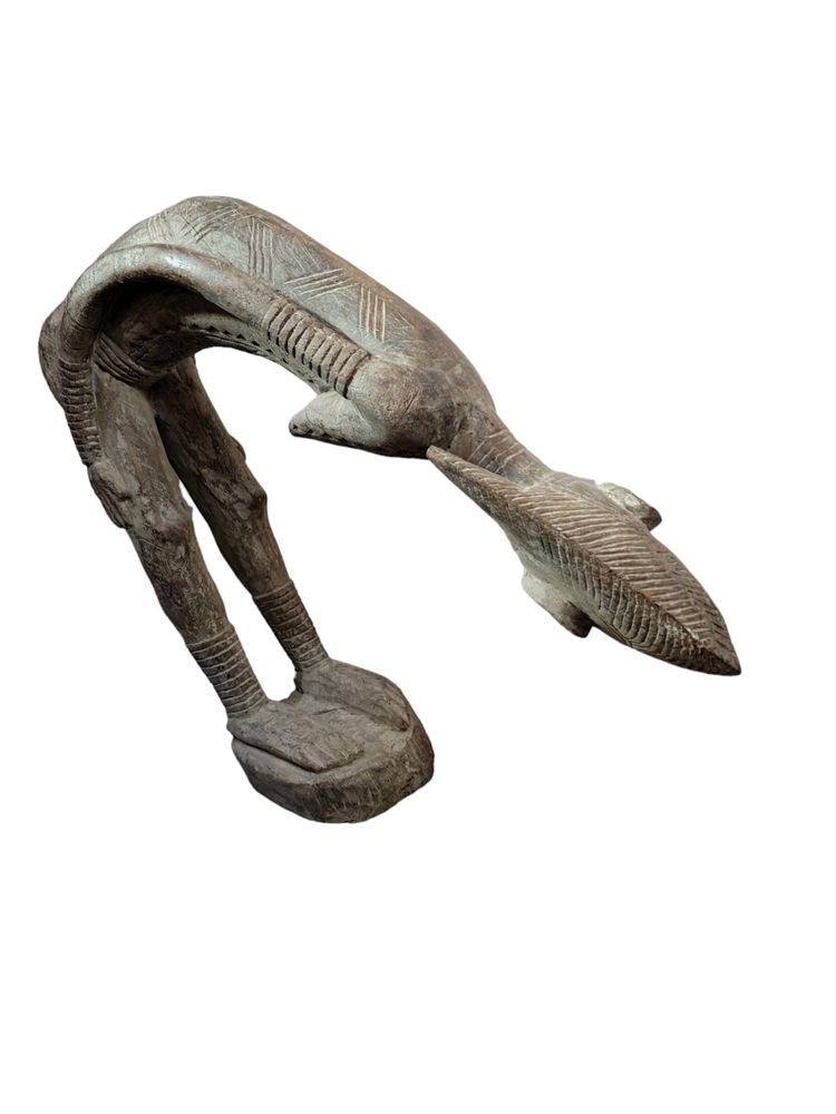 Unique pieces - Large wooden Shicouroule statue, Dogon people, Mali - QUINTESSENCE AFRICAINE