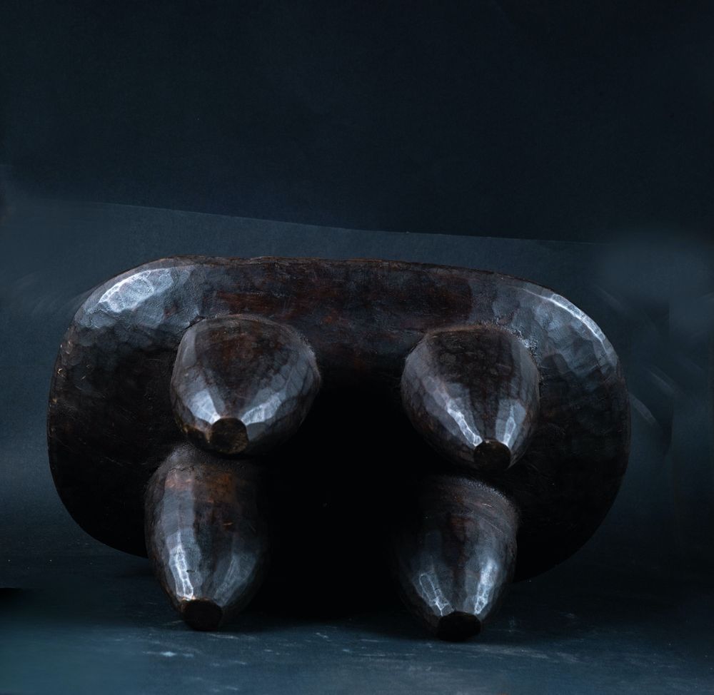 Objets design - Tabouret bois Senufo, Côte d'Ivoire - QUINTESSENCE AFRICAINE