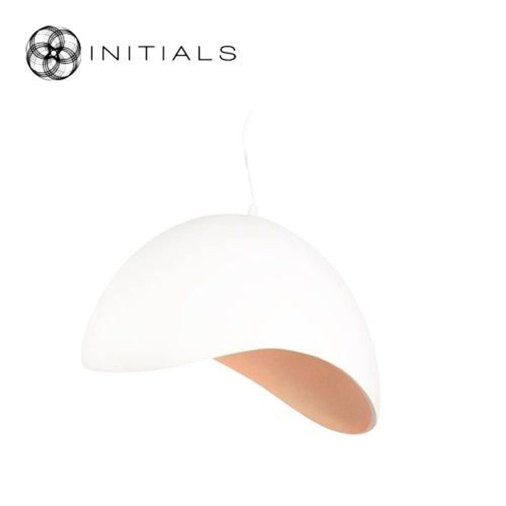 Hanging lights - Hanging Lamp Napoleon Polyresin White - HAANS LIFESTYLE
