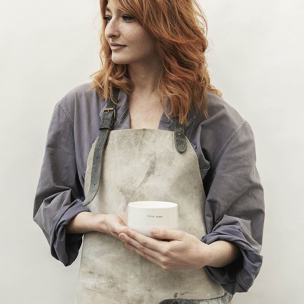 Bougies - BOUGIE JUGG - SOPHIE MASSON PORCELAINE