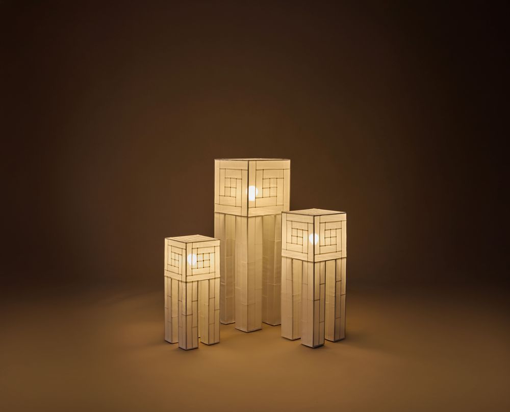 Floor lamps - Jogak Light Sculpture - Large - STUDIO BOOBOON