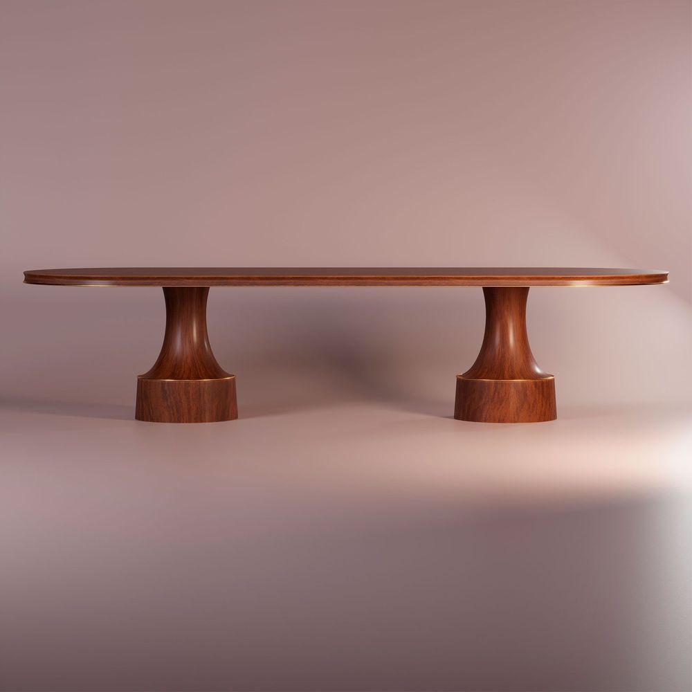 Dining Tables - Buck Oval Dining Table - PORUS STUDIO