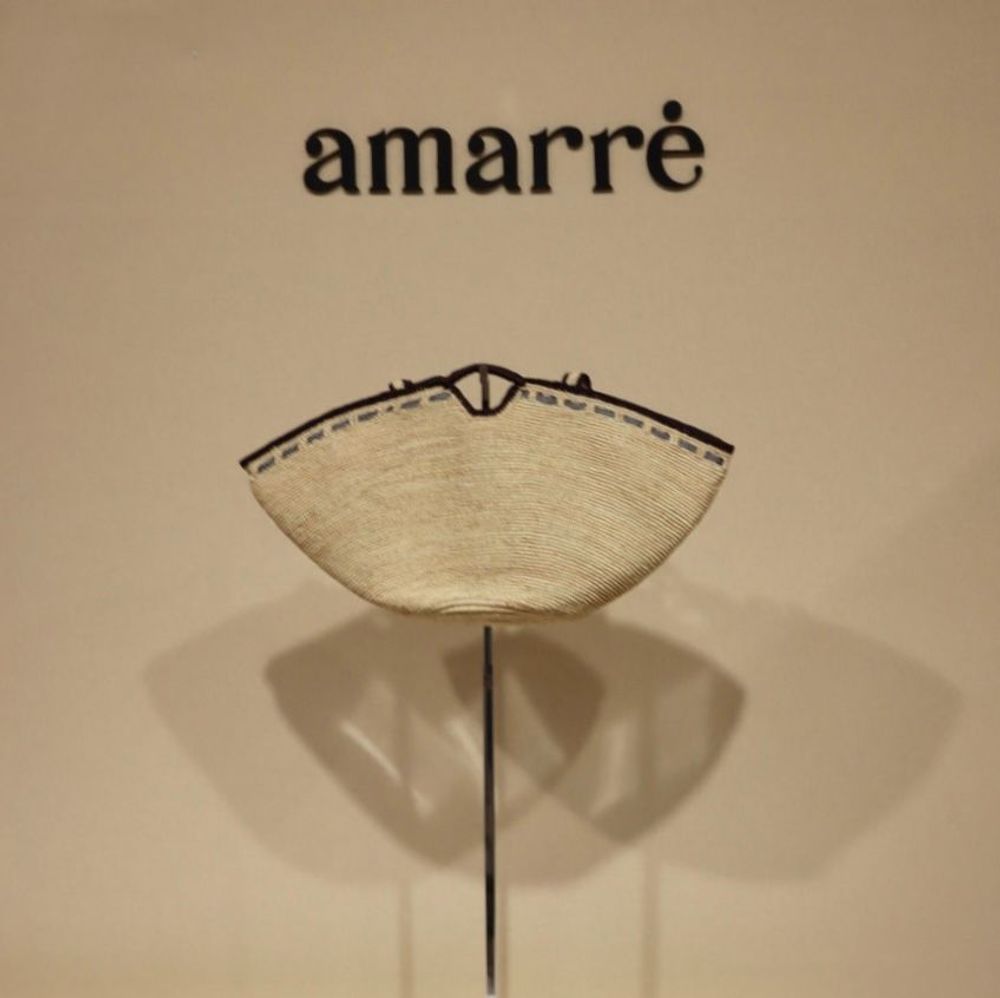 Bags and totes - NACRE RAFFIA BAG - AMARRÉ