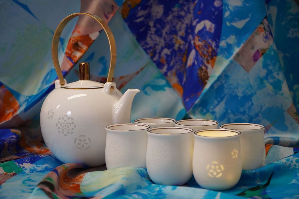Tasses et mugs - Théière en porcelaine - Linglong - THE ZHAI|CHINESE CRAFTS CREATION