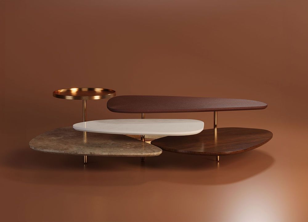 Coffee tables - La Toile Center Table - MALABAR