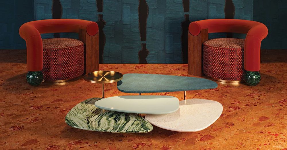 Coffee tables - La Toile Center Table - MALABAR