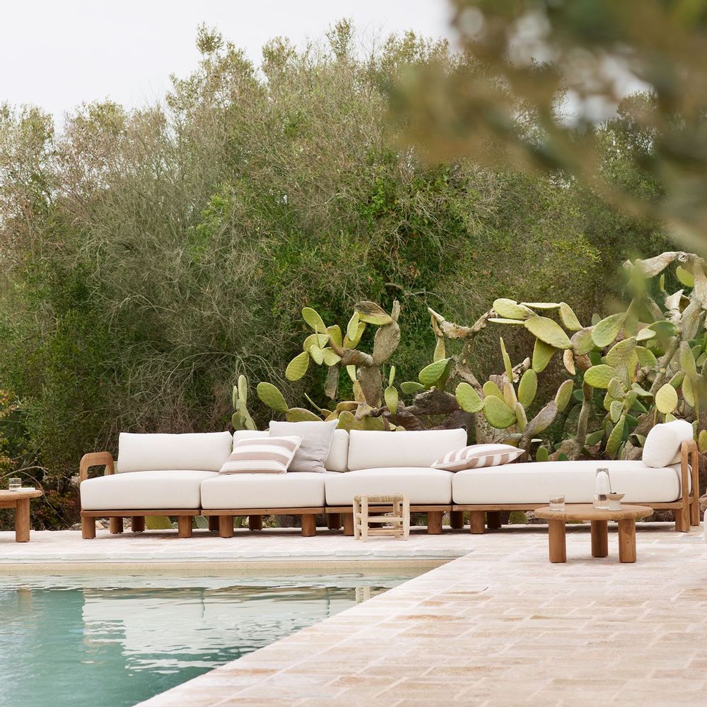 Lawn chairs - Teak outdoor furniture - TINEKHOME