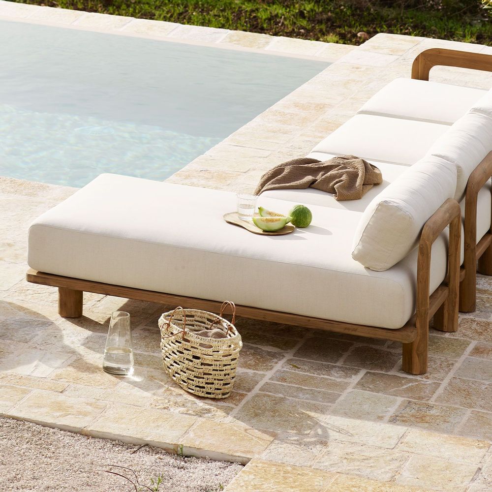 Lawn chairs - Teak outdoor furniture - TINEKHOME