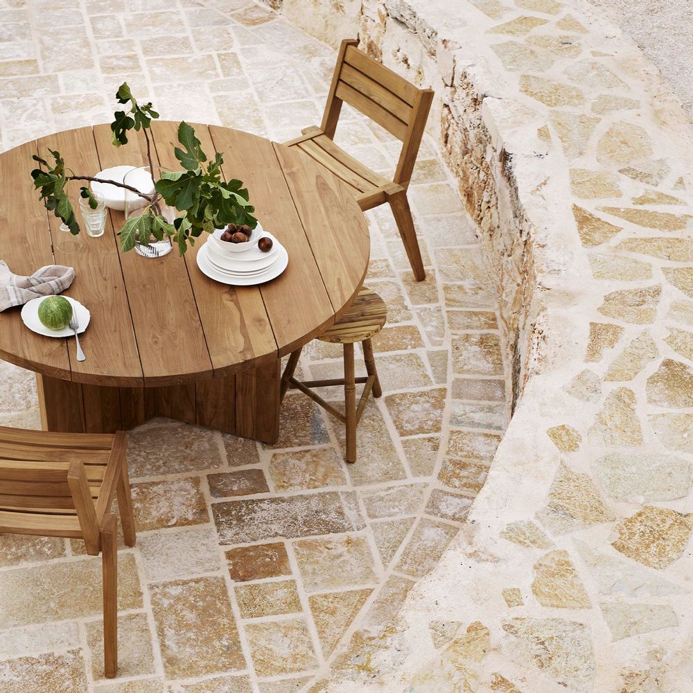 Lawn chairs - Teak outdoor furniture - TINEKHOME