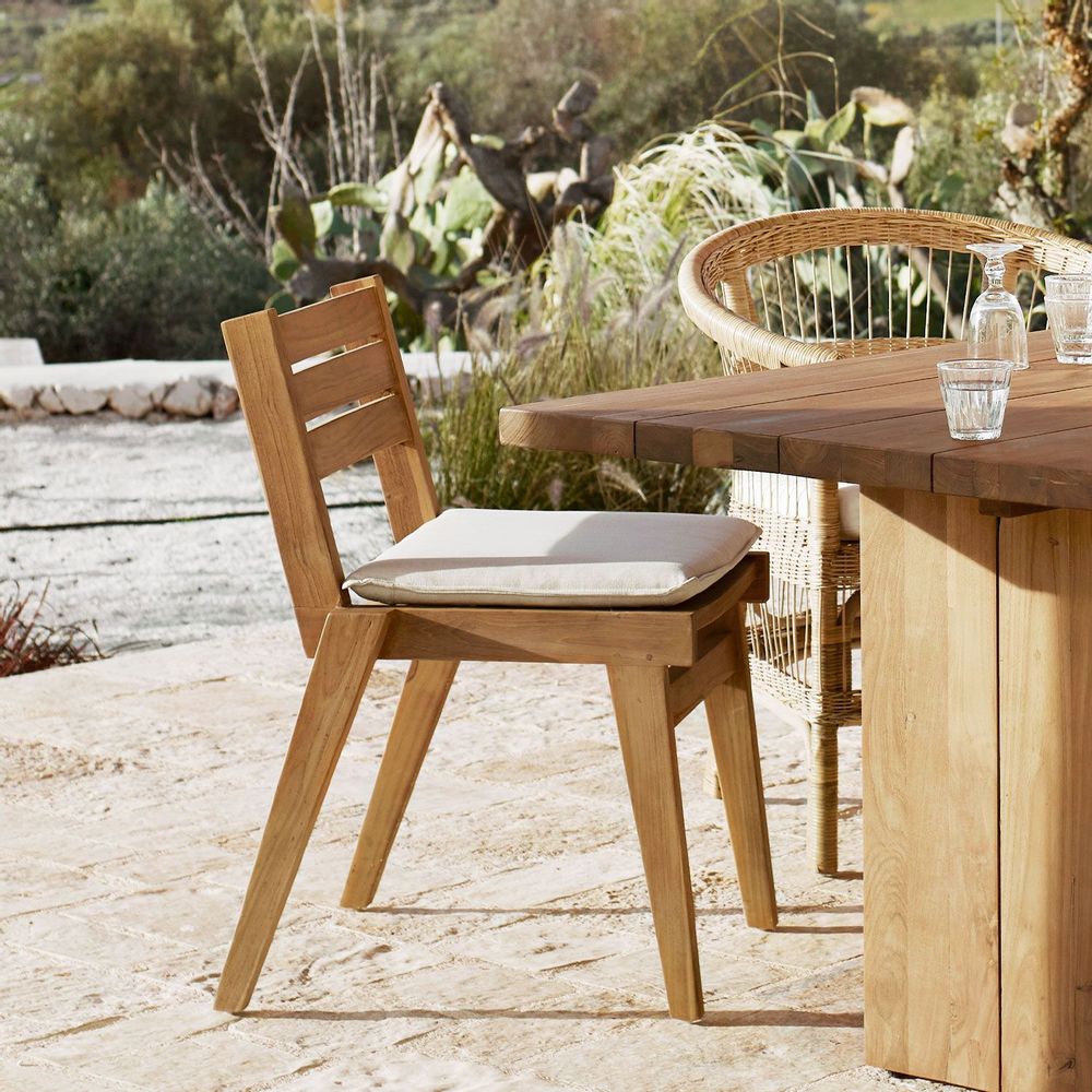 Lawn chairs - Teak outdoor furniture - TINEKHOME