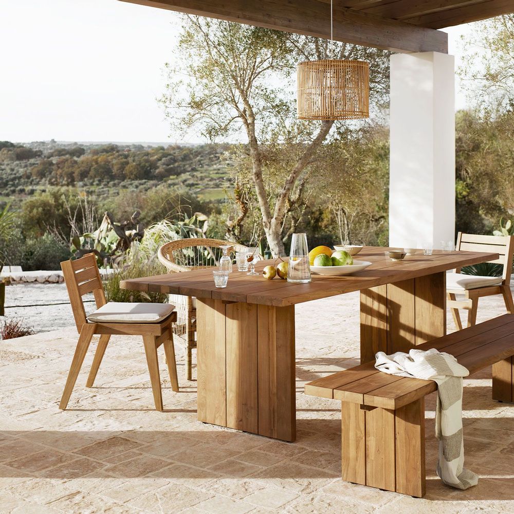 Lawn chairs - Teak outdoor furniture - TINEKHOME