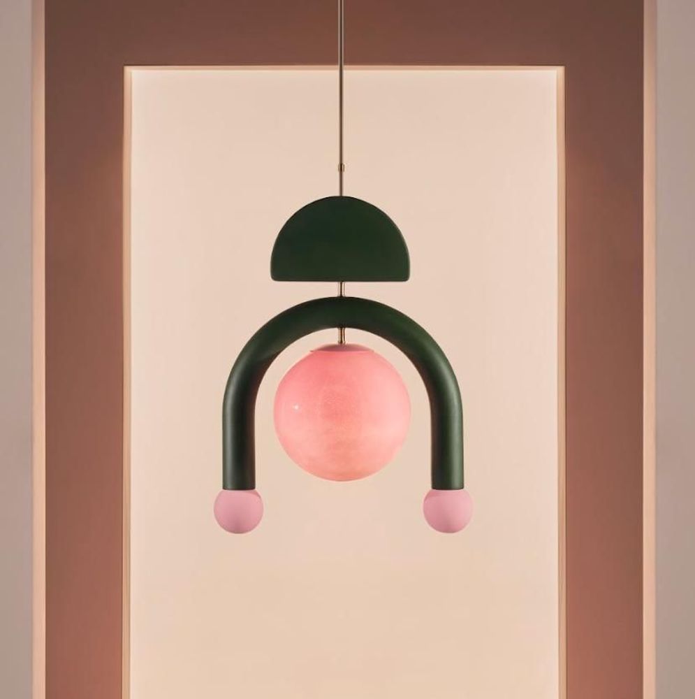 Hanging lights - Hecate - Glass & Ceramic Pendant Lamp - SPHAER