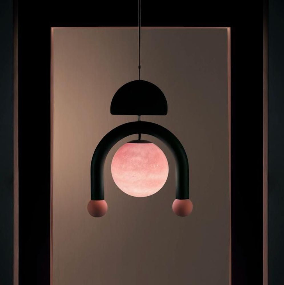 Hanging lights - Hecate - Glass & Ceramic Pendant Lamp - SPHAER