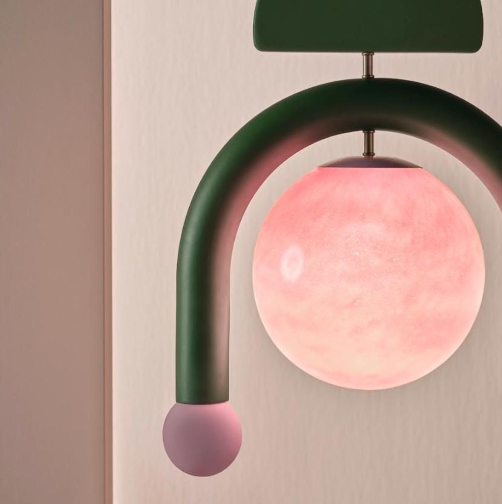 Hanging lights - Hecate - Glass & Ceramic Pendant Lamp - SPHAER