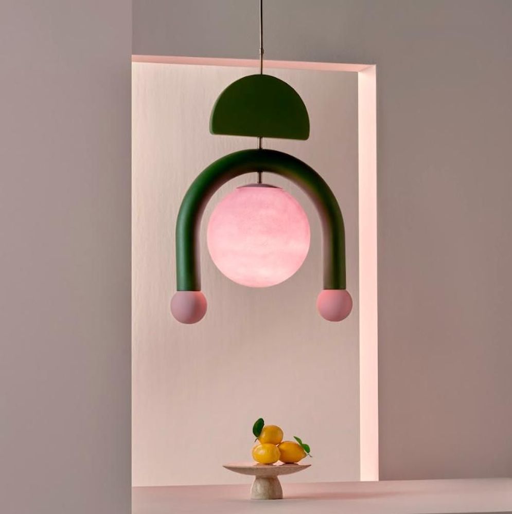 Hanging lights - Hecate - Glass & Ceramic Pendant Lamp - SPHAER