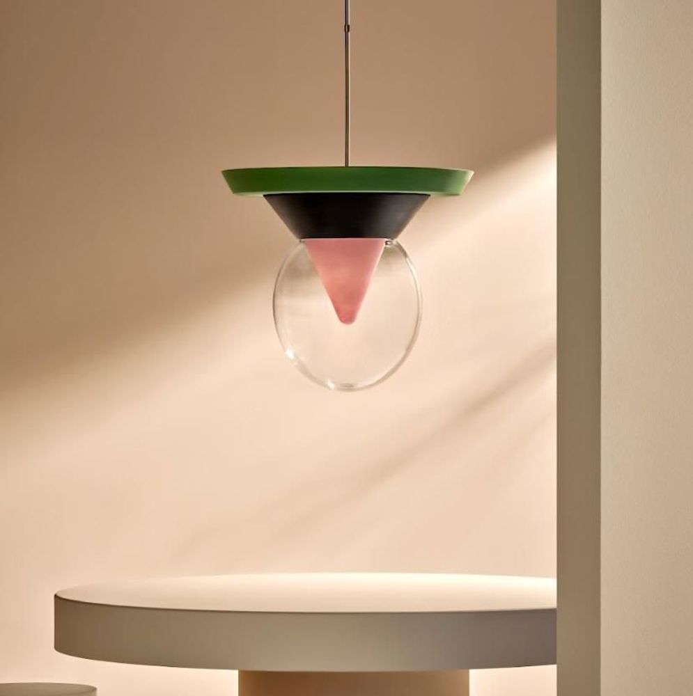 Hanging lights - Bia - Glass & Ceramic Pendant Lamp - SPHAER