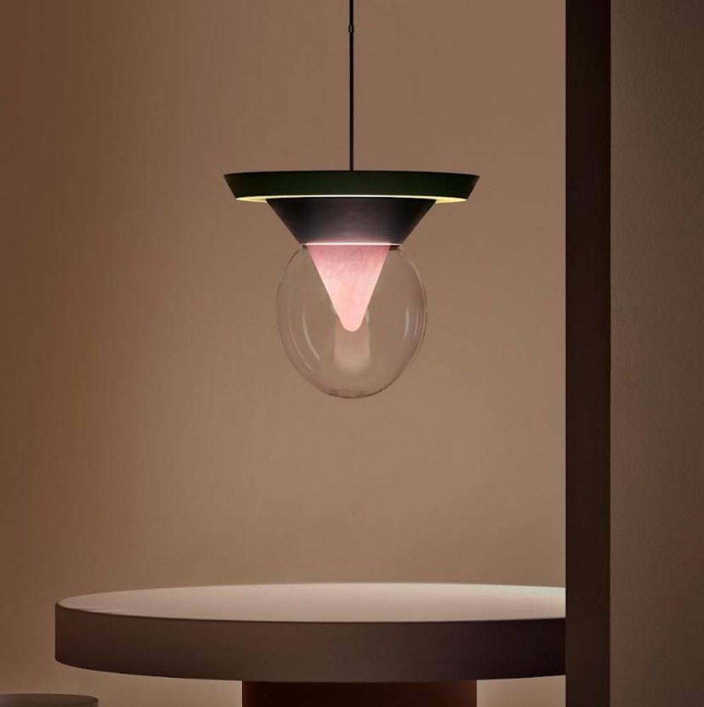 Hanging lights - Bia - Glass & Ceramic Pendant Lamp - SPHAER