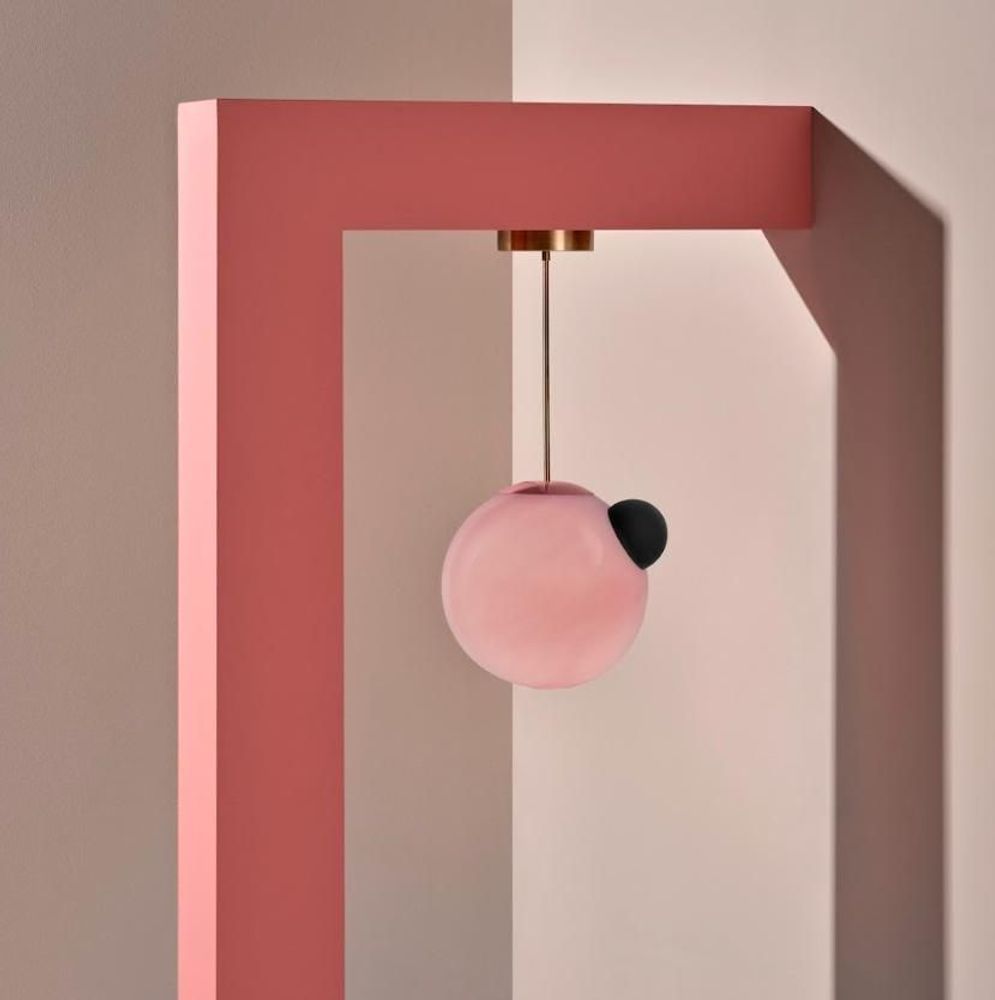 Hanging lights - Ourania - Glass & Ceramic Pendant Lamp - SPHAER