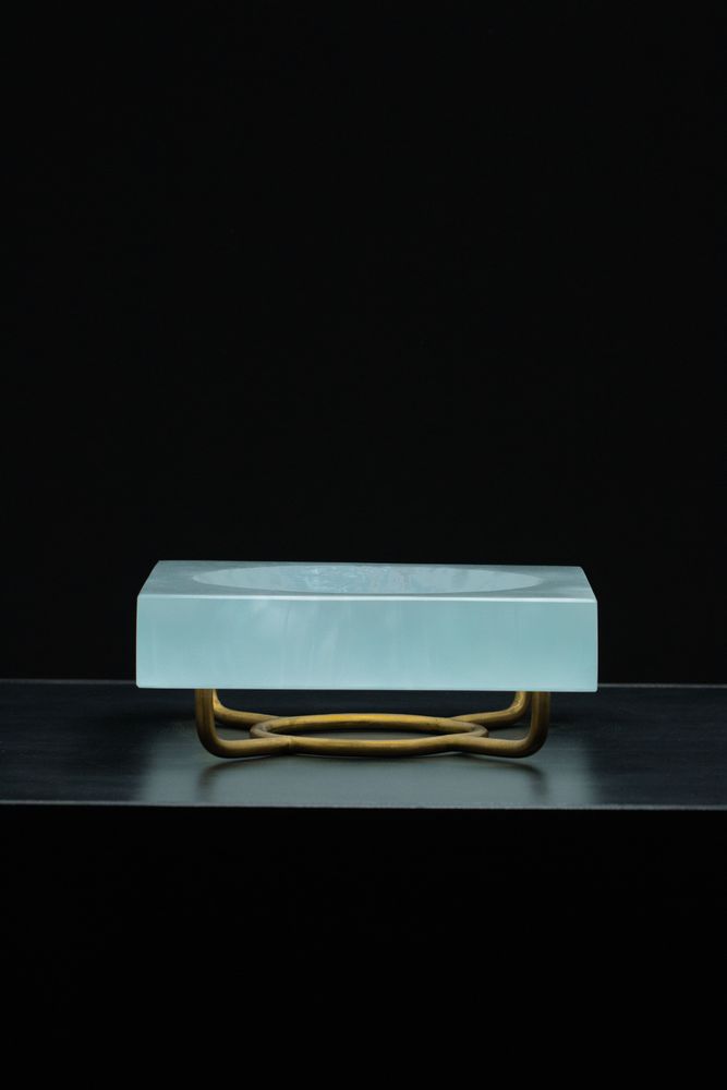 Verre d'art - Plat Solis - STUDIO NOSQUA