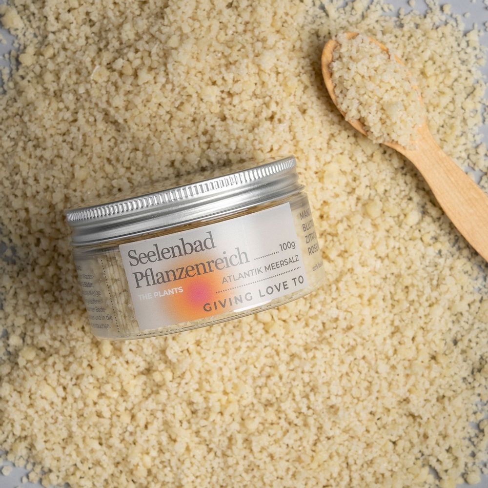 Installation accessories - Bath Salts THE PLANTS Happiness & good mood 100g - GIVING LOVE TO