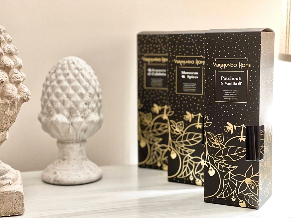Objets de décoration - Diffuseur d'arômes noir/argent - Collection Paris - VEREMUNDO HOME