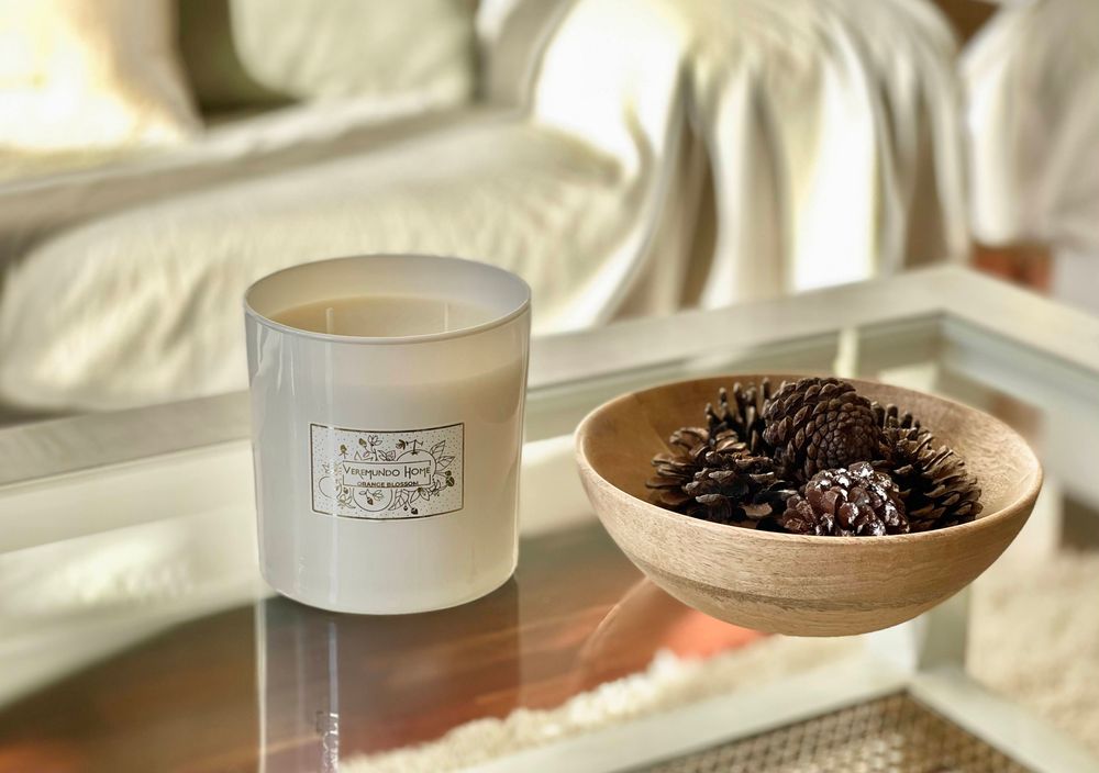Decorative objects - Scented Candle White/Gold - Paris Collection - VEREMUNDO HOME