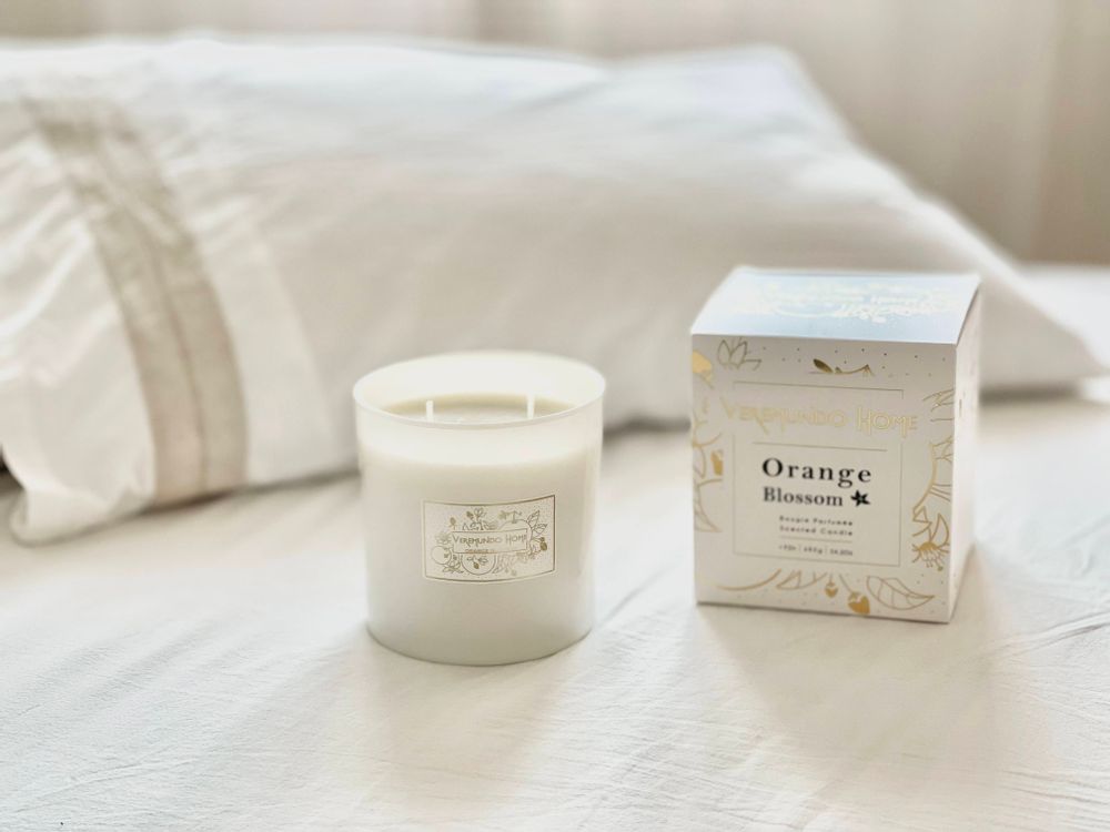 Decorative objects - Scented Candle White/Gold - Paris Collection - VEREMUNDO HOME