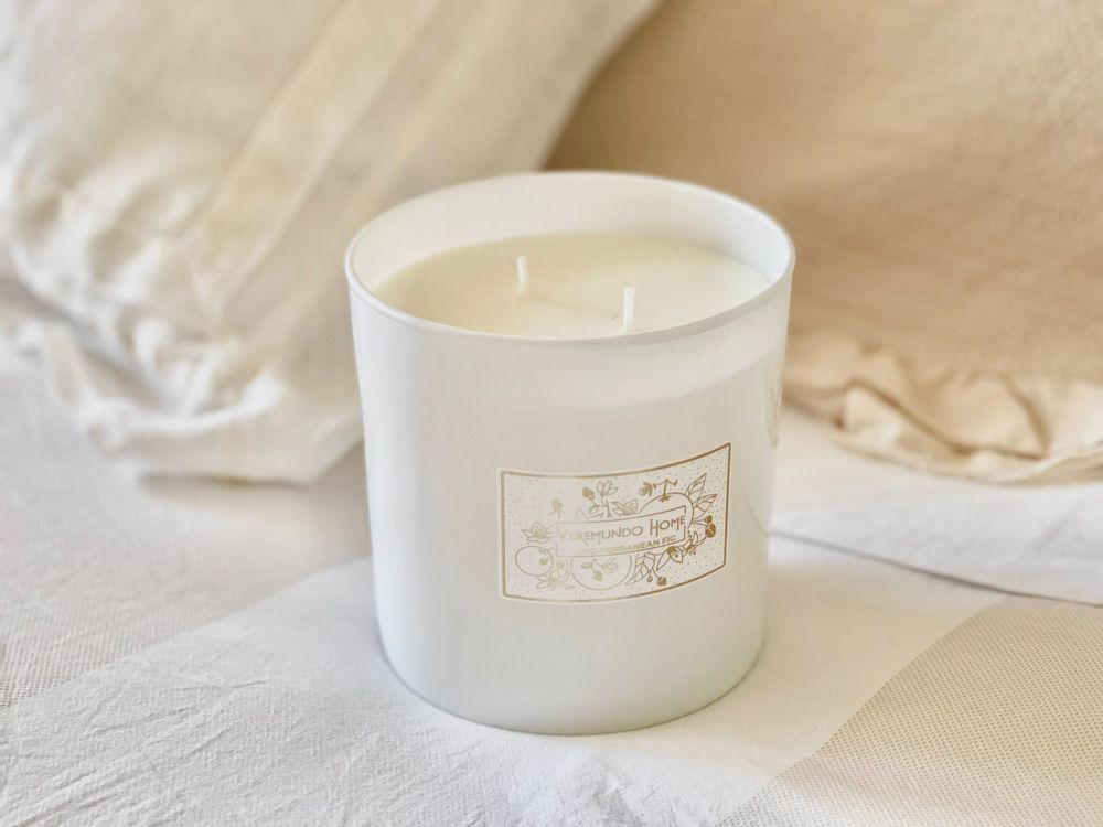 Decorative objects - Scented Candle White/Gold - Paris Collection - VEREMUNDO HOME
