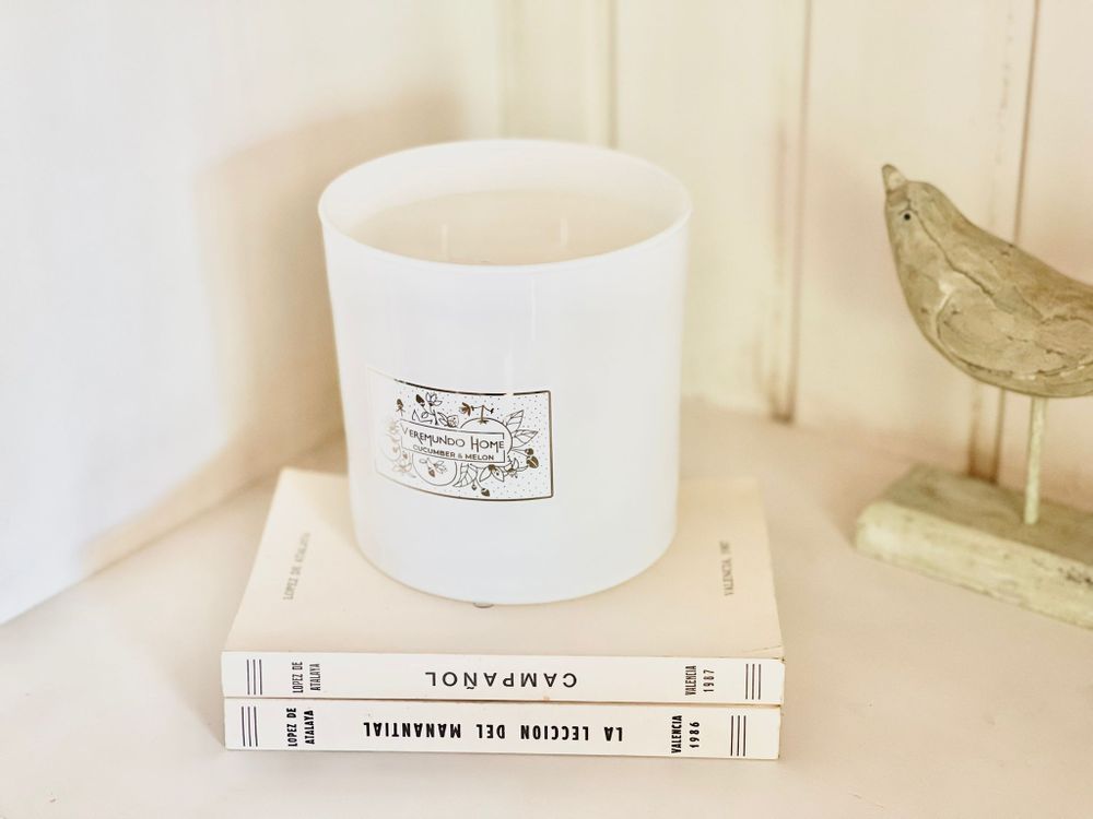 Decorative objects - Scented Candle White/Gold - Paris Collection - VEREMUNDO HOME