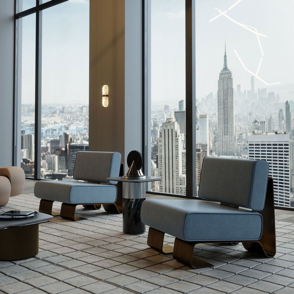 Armchairs - Rushmore Armchair Handmade by Porus Studio - PORUS STUDIO