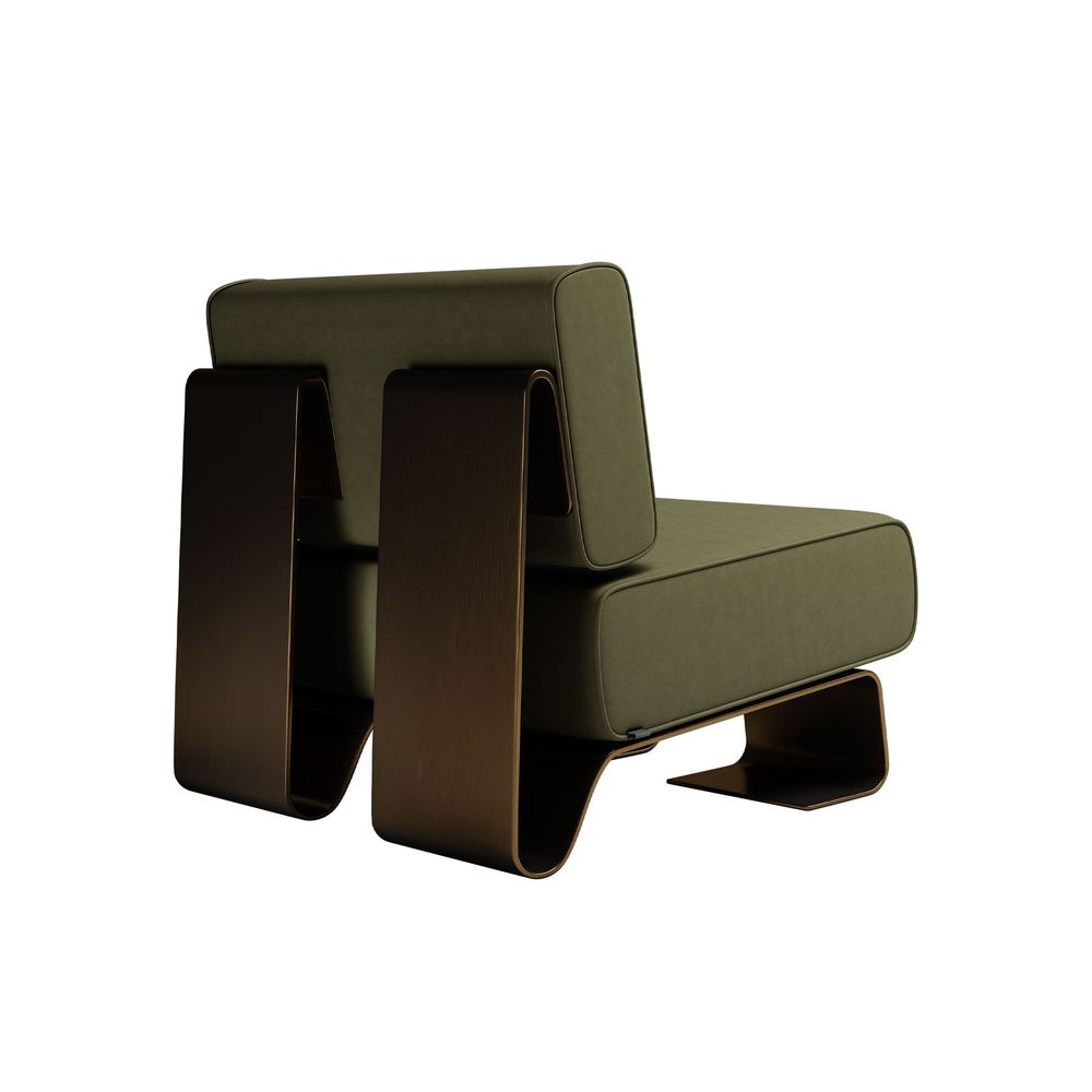 Armchairs - Rushmore Armchair Handmade by Porus Studio - PORUS STUDIO