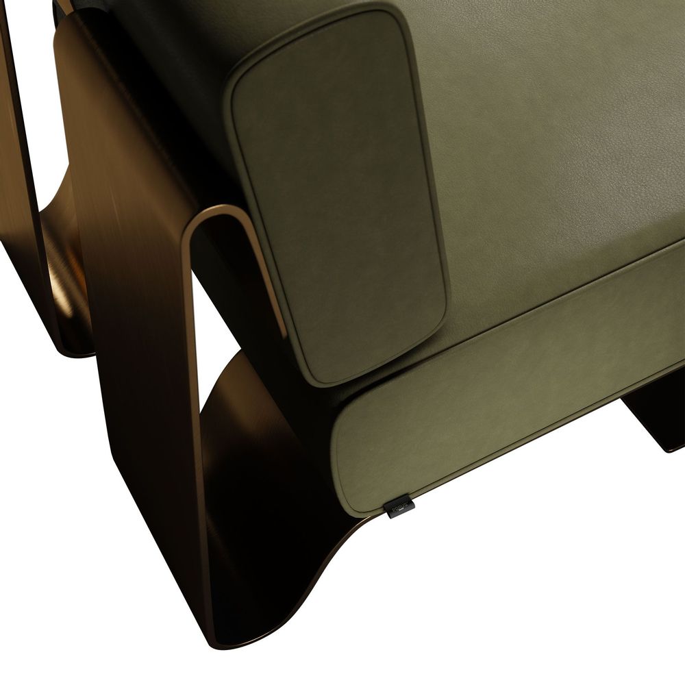 Armchairs - Rushmore Armchair Handmade by Porus Studio - PORUS STUDIO
