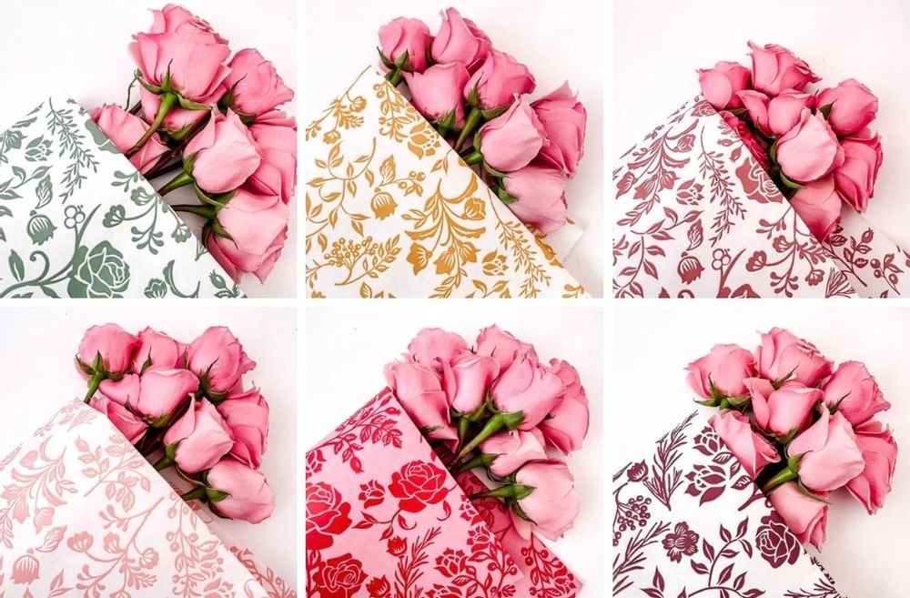 Décorations florales - PAPIER D'EMBALLAGE FLEURS 100% WATERPROOF - CHIC&PAPER