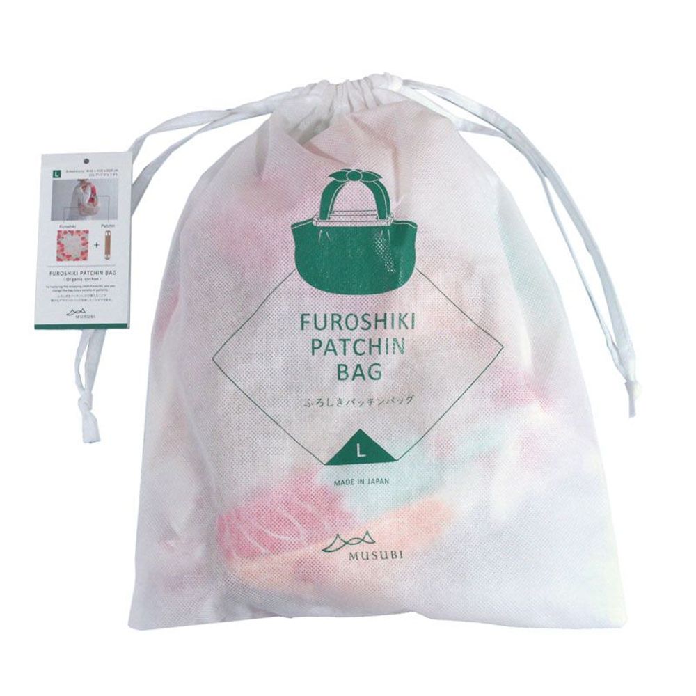 Bags and totes - Patchin Bag Cotton | Under the Wave Off Kanagawa Beige Size L - MUSUBI