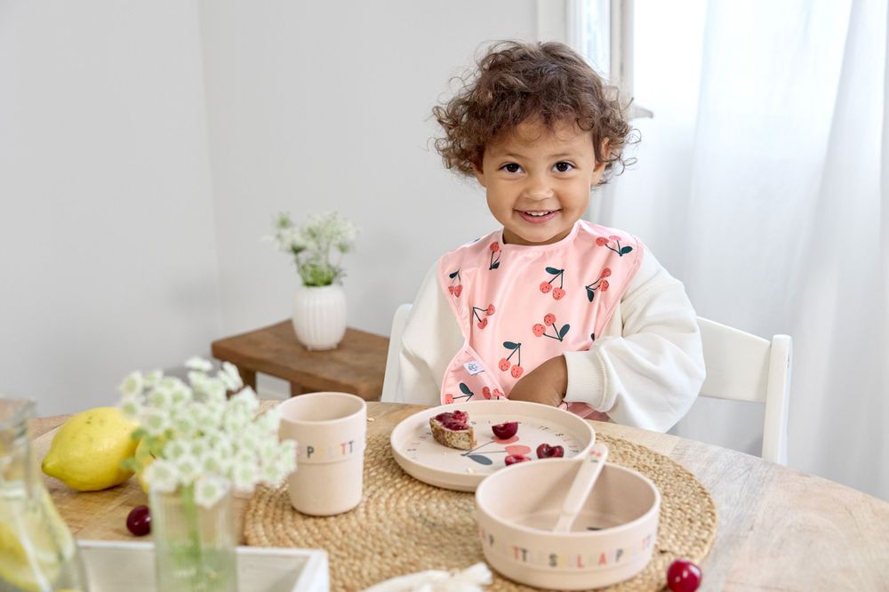 Children's mealtime - LÄSSIG Dish Set PP Happy Fruits - LASSIG GMBH