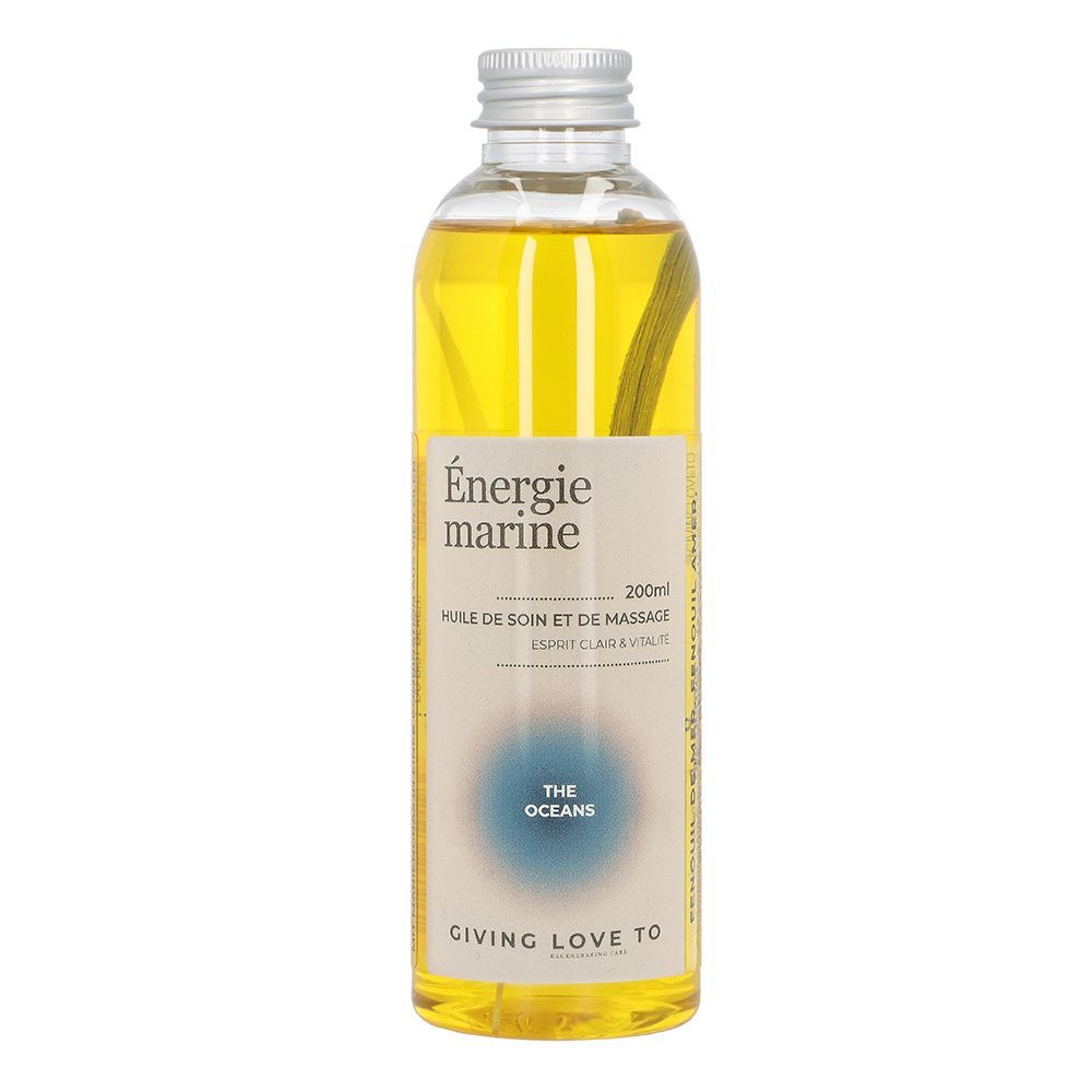 Beauty products - Care and Massage Oil THE OCEANS Clear Spirit & Vitality 200 ml - GIVING LOVE TO