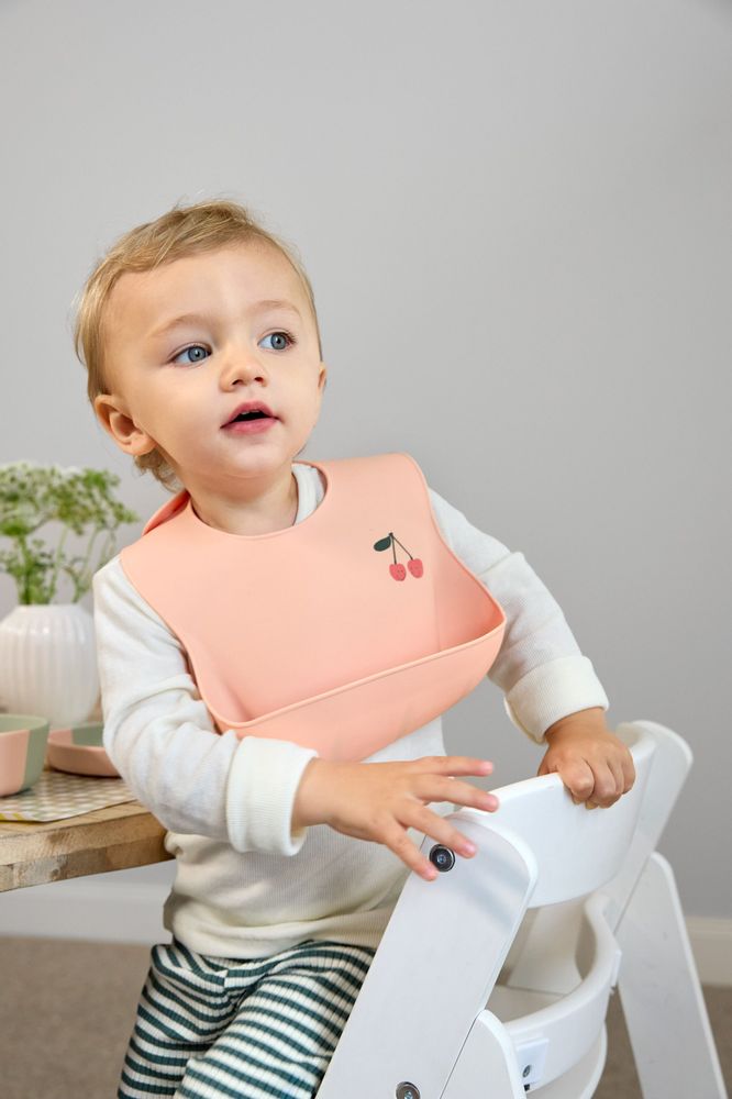 Children's mealtime - LÄSSIG Silicone Bib Happy Fruits - LASSIG GMBH