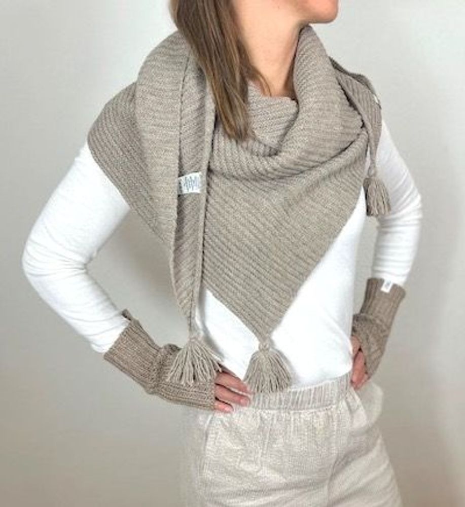 Scarves - Schawl Anita - T'RU SUSTAINABLE HANDMADE
