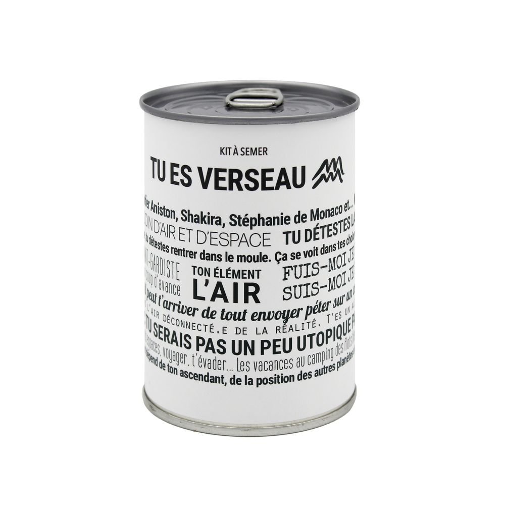 Cadeaux - Kits à semer "Verseau" en collab avec "Tout est Dit" - MAUVAISES GRAINES