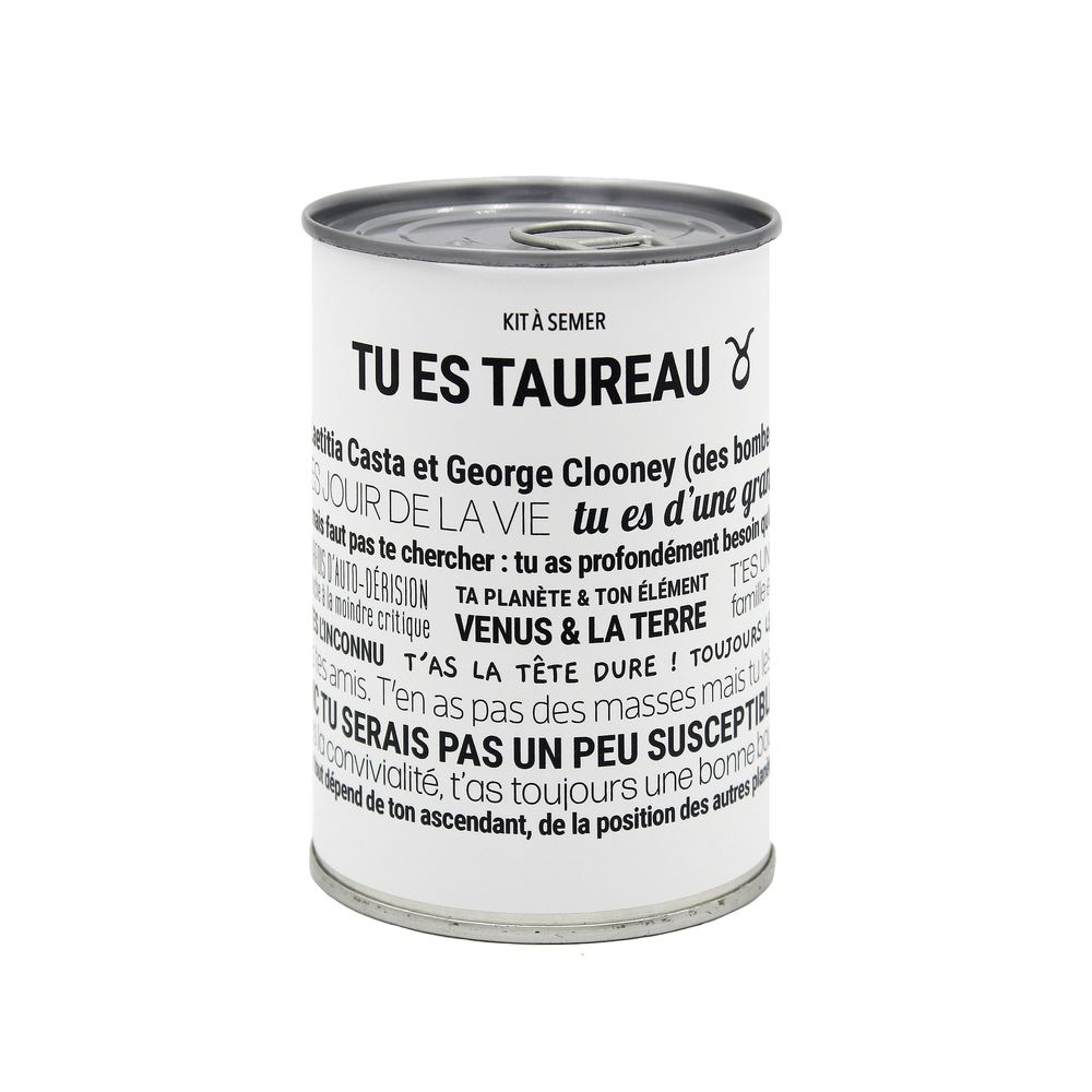 Cadeaux - Kits à semer "Taureau" en collab avec "Tout est Dit" - MAUVAISES GRAINES