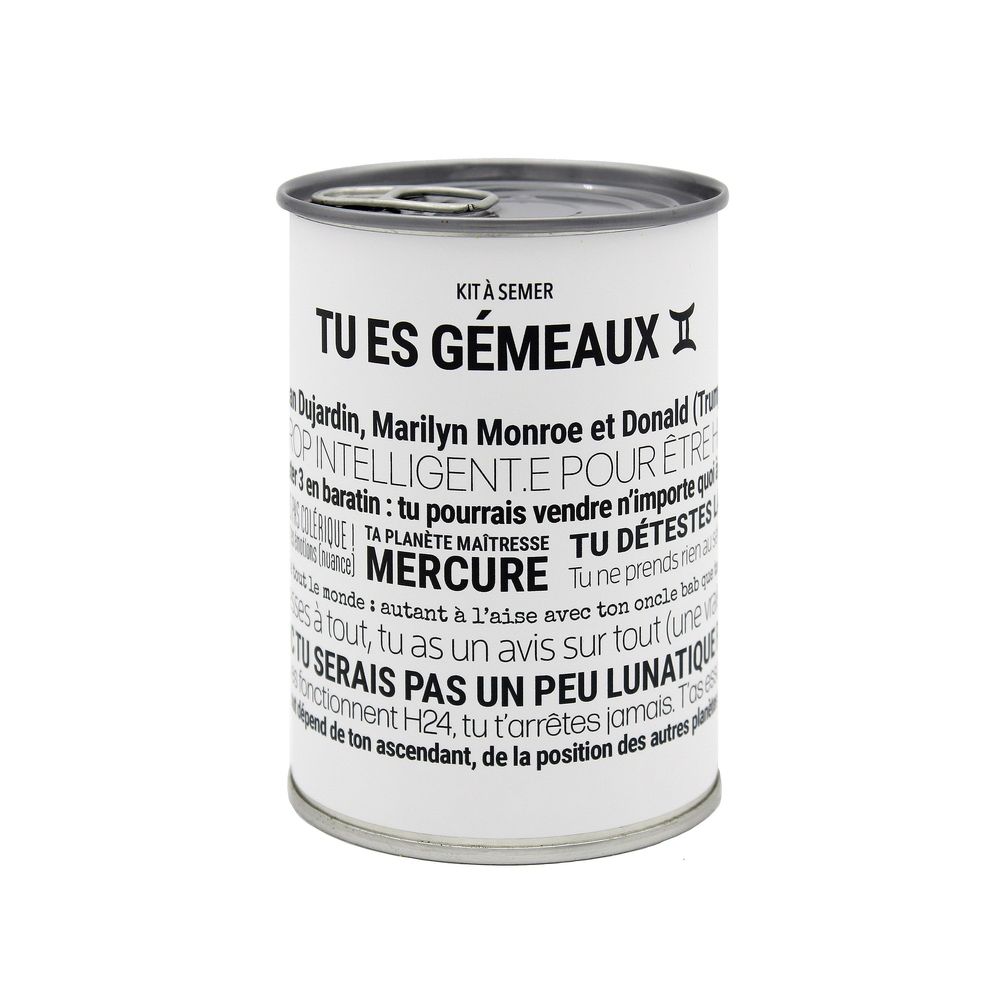 Cadeaux - Kits à semer "Gémeau" en collab avec "Tout est Dit" - MAUVAISES GRAINES