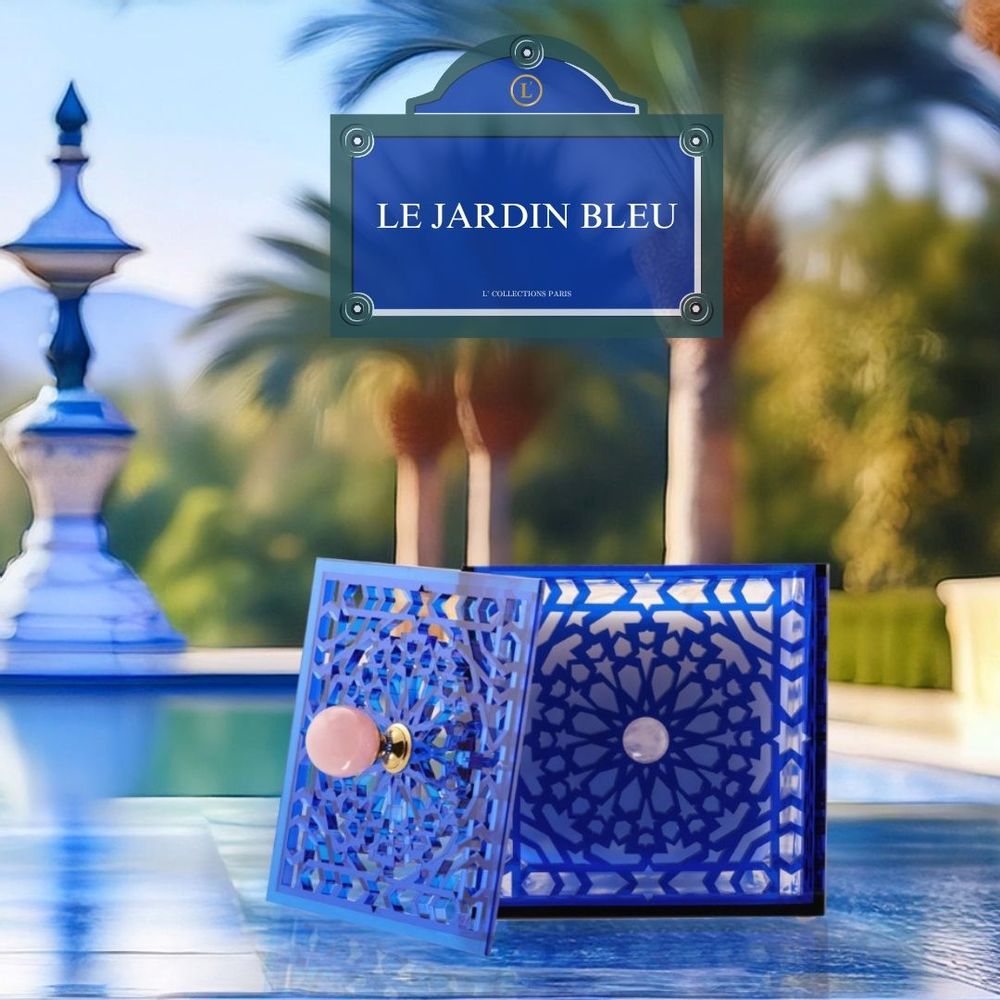 Candles - Candle - The Blue Garden - L'COLLECTIONS PARIS