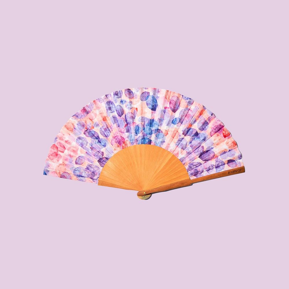 Prêt-à-porter - Éventail A FAN OF Grace of Flowers - Abanico - Hand Fan - A FAN OF