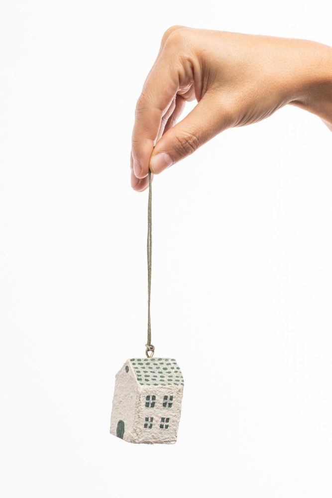 Decorative objects - Paper pendant HOUSE - TRANQUILLO