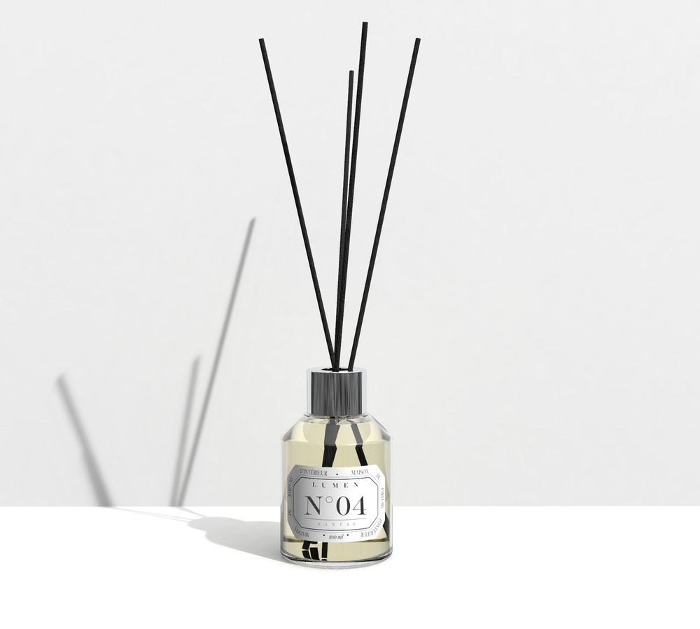 Diffuseurs de parfums - Diffuseur 100ml N°04 - Santal Envoûtant - LUMEN • MAISON DE PARFUMS D'INTÉRIEUR