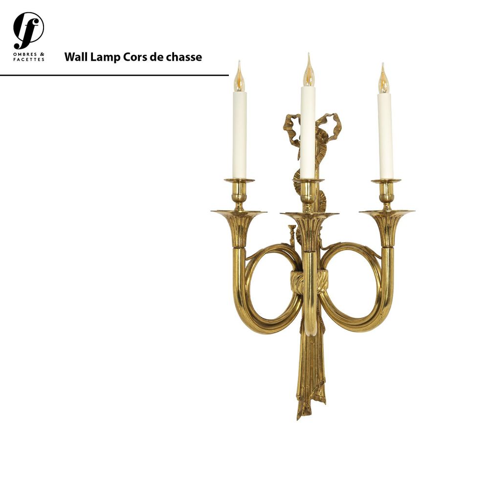 Decorative objects - Bronze wall lamp - OMBRES ET FACETTES